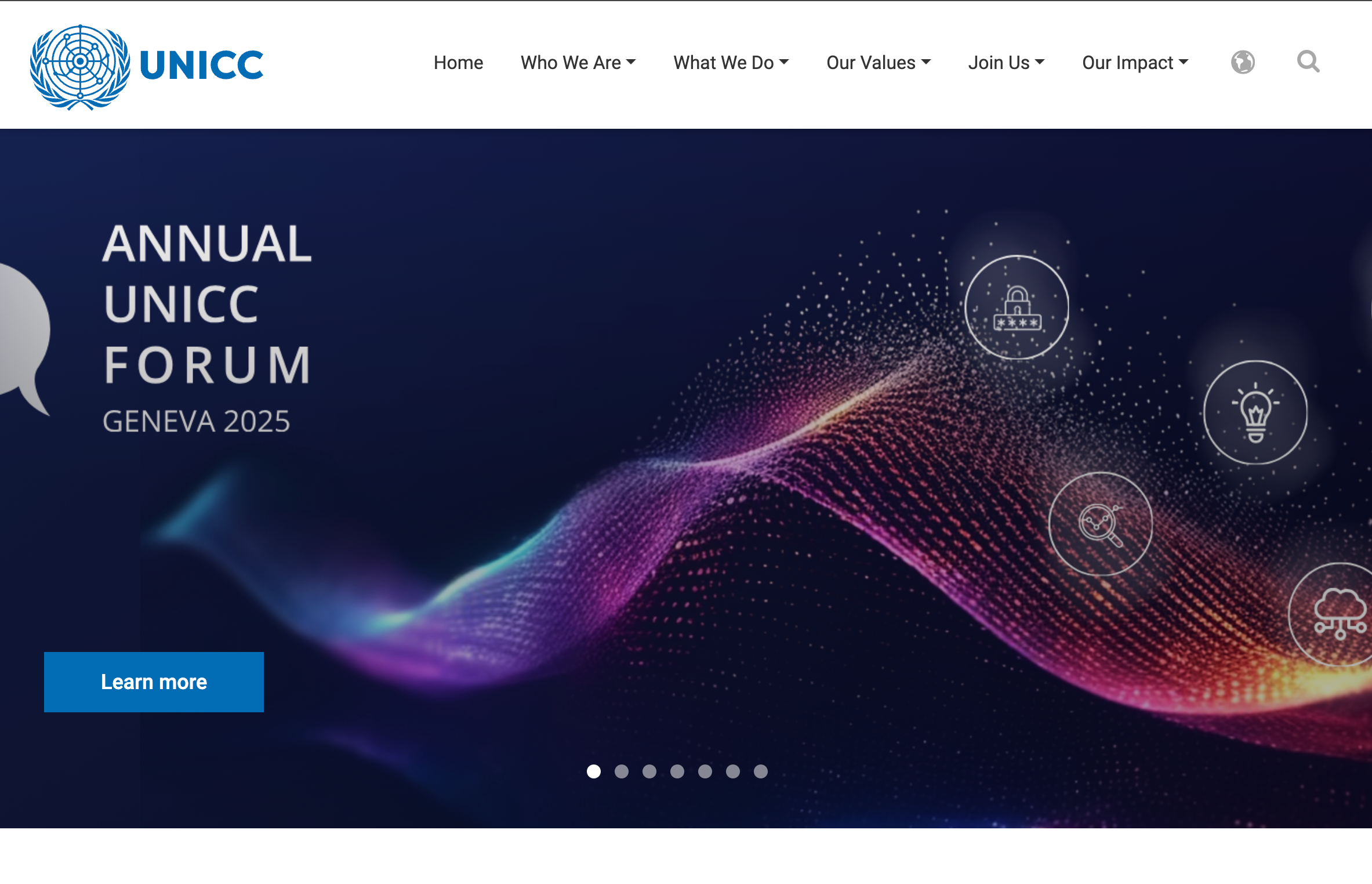 UNICC 年度论坛视觉图